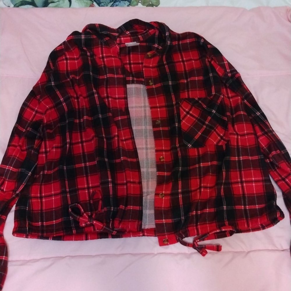 Cropped flannel